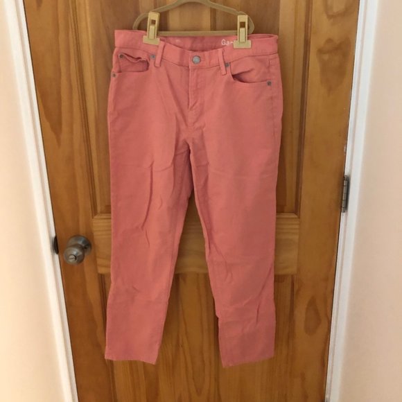 GAP Coral Pink Denim Jeans Size 27 - Picture 8 of 8